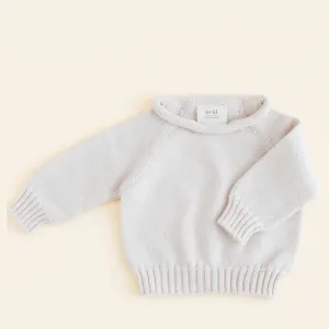 Hvid Sweater Georgette - Off White