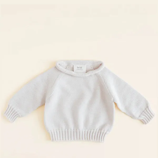 Hvid Sweater Georgette - Off White