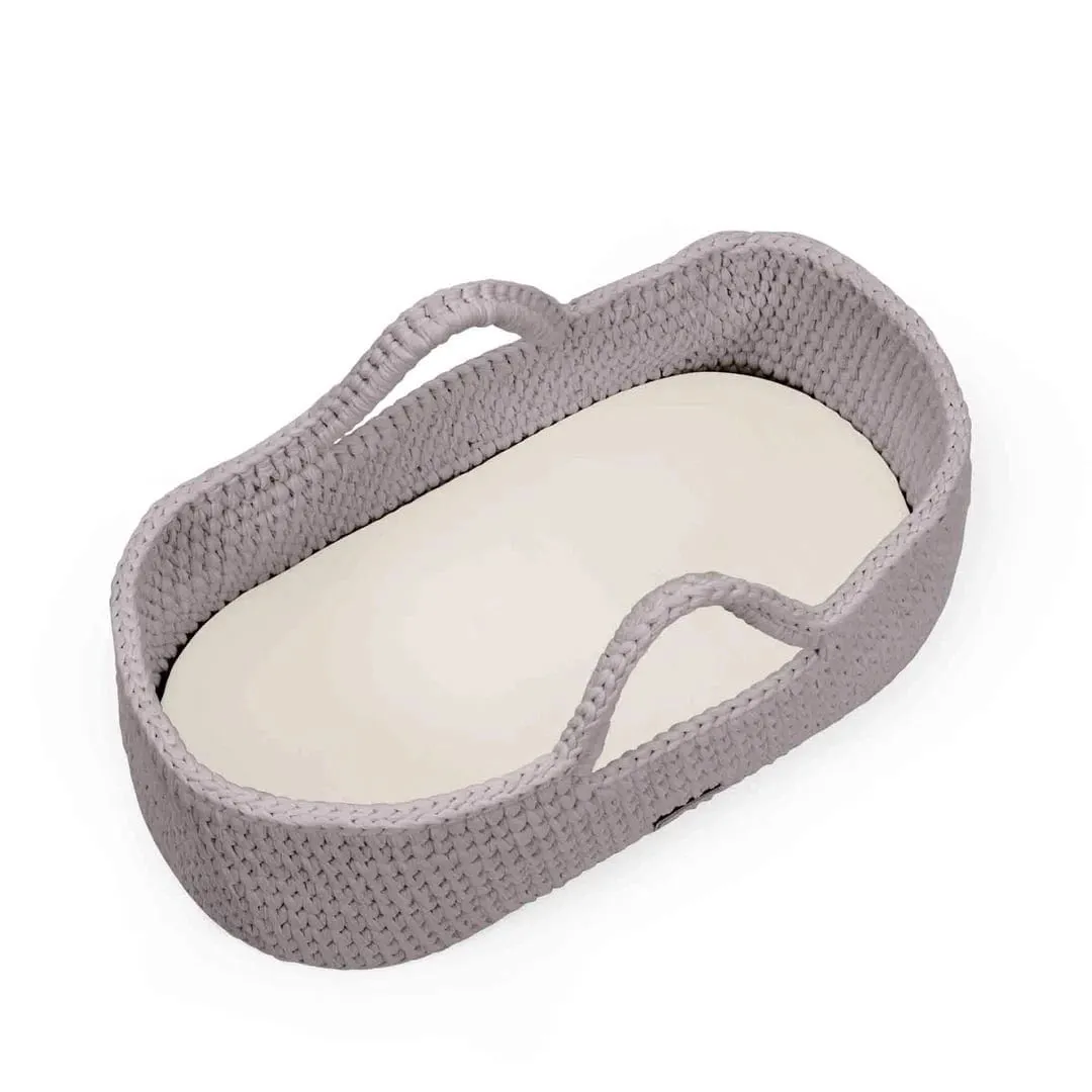 Ickle Bubba Nova Moses Basket & Stand - Tawny / Pine