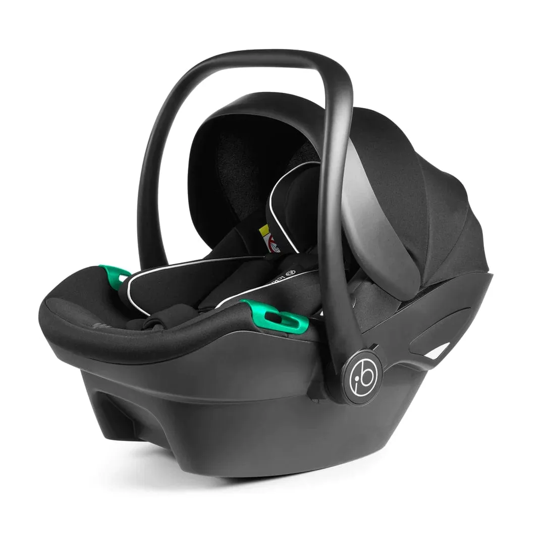 Ickle Bubba Venus Max Jogger (Stratus i-Size) Travel System - Black / Space Grey / Black