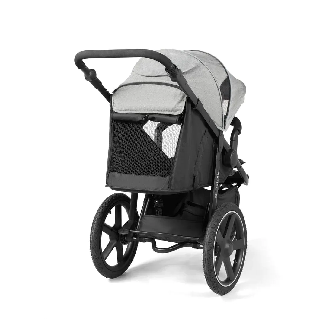 Ickle Bubba Venus Max Jogger (Stratus i-Size) Travel System - Black / Space Grey / Black