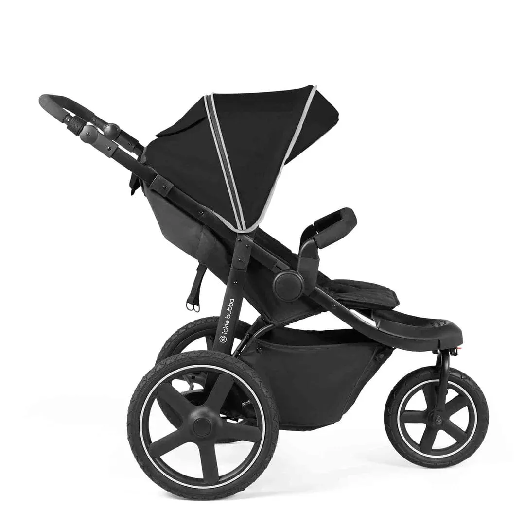 Ickle Bubba Venus Max Jogger Stroller - Black / Black / Black