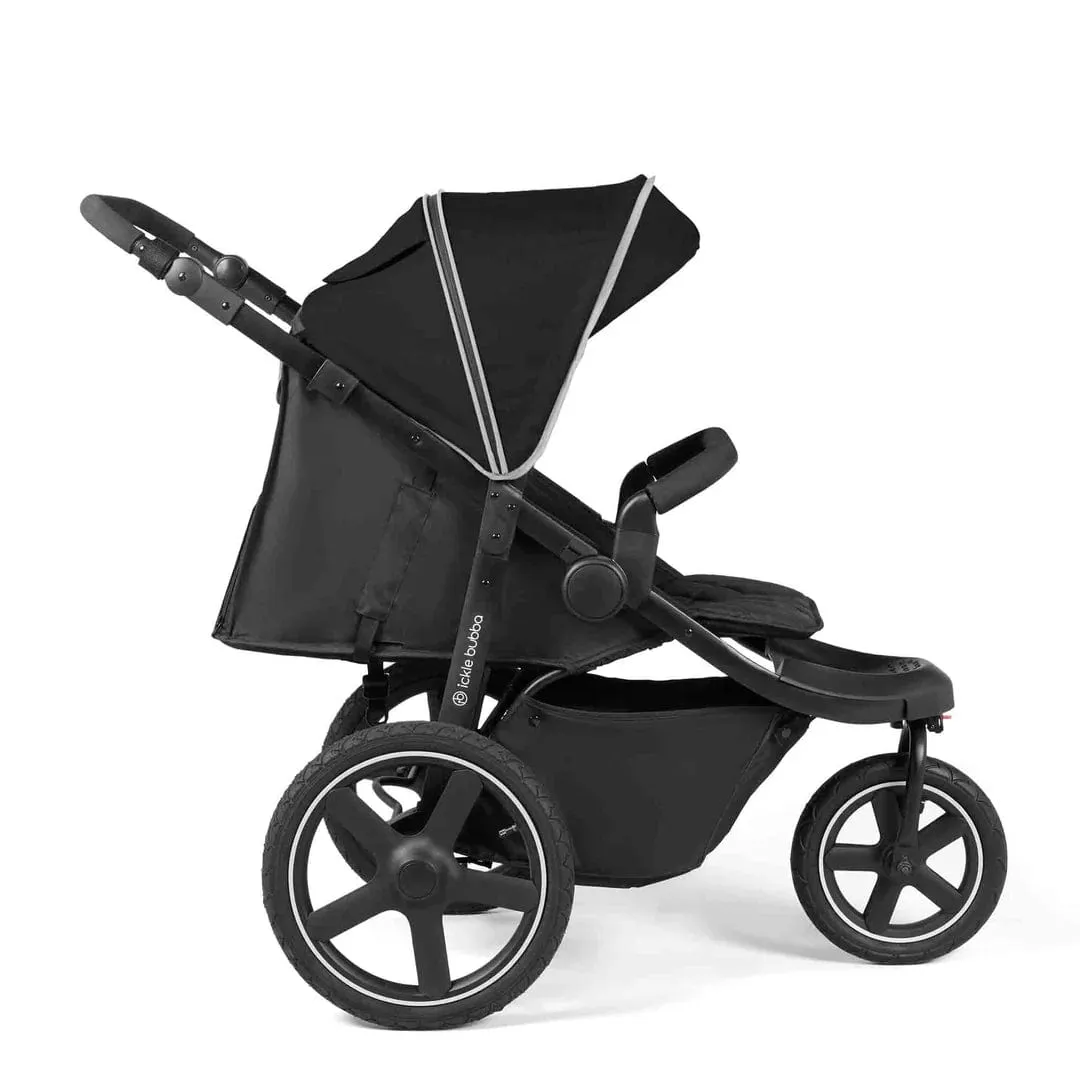 Ickle Bubba Venus Max Jogger Stroller - Black / Black / Black