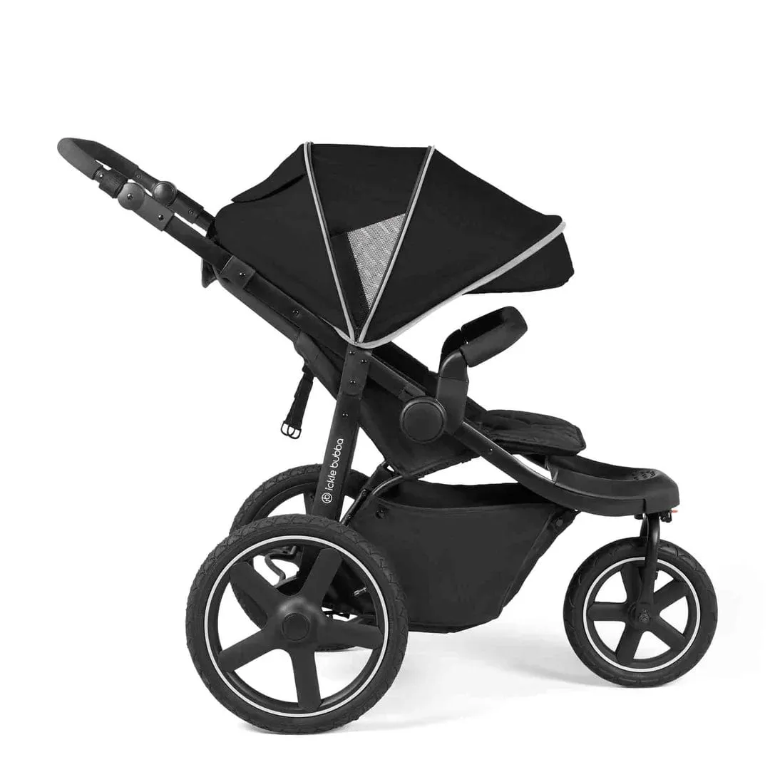 Ickle Bubba Venus Max Jogger Stroller - Black / Black / Black
