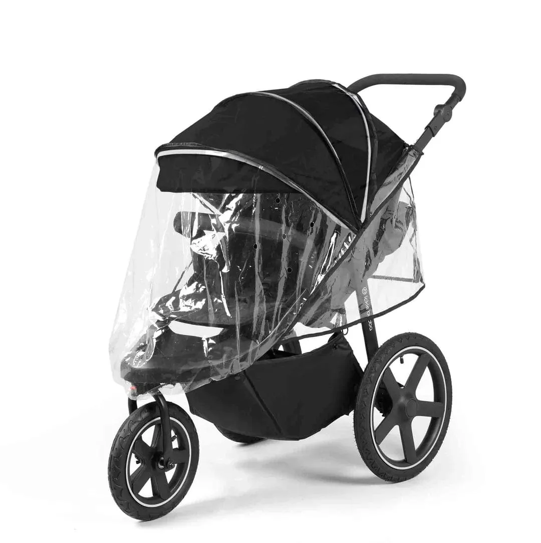 Ickle Bubba Venus Max Jogger Stroller - Black / Black / Black