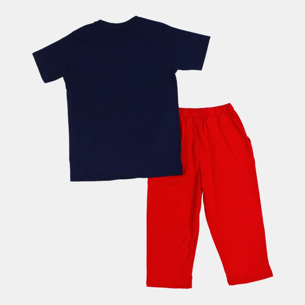 Iron Man Boys' Cotton Pajama Set