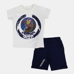 Iron Man Boys' Cotton Pajama Set