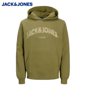 Jack & Jones Almeria Logo Cedar Hoodie Green