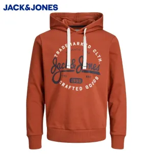 Jack & Jones Mikk Cinnabar Sweat Hoodie Red
