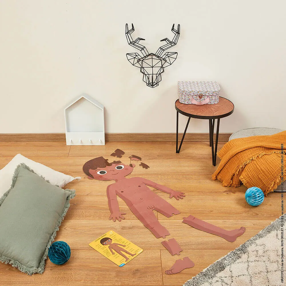 Janod - Set of 4 Giant Puzzles to Discover the Human Body