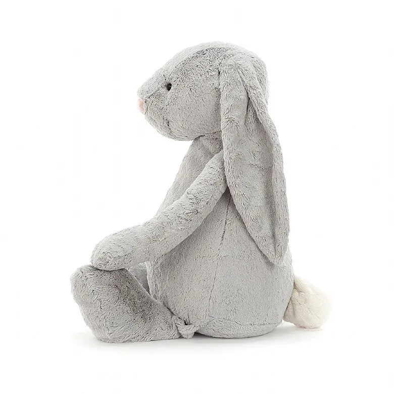 Jellycat, Bashful Bunny Very Big, 108cm, Silver