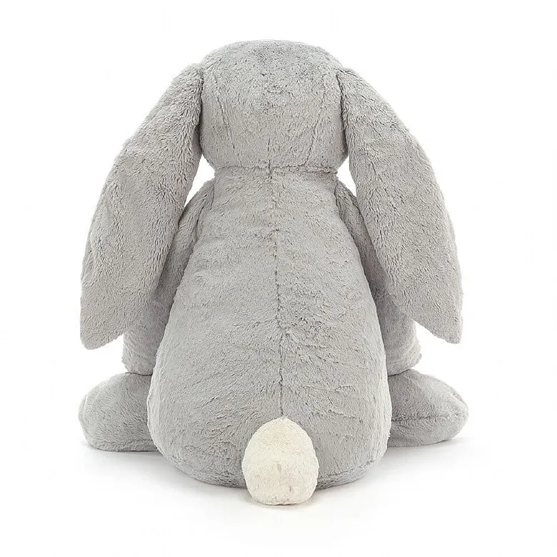 Jellycat, Bashful Bunny Very Big, 108cm, Silver