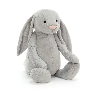 Jellycat, Bashful Bunny Very Big, 108cm, Silver