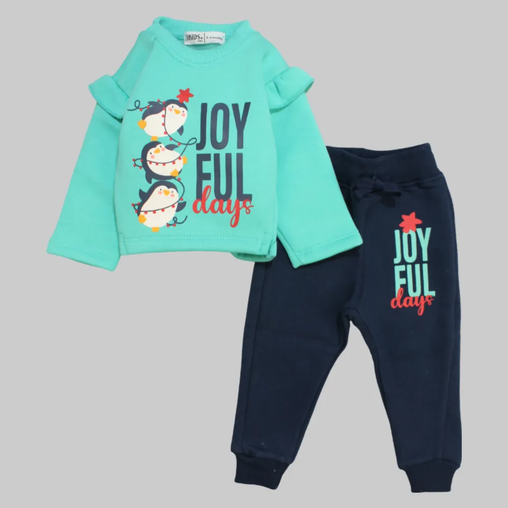 Joyful Days Long-Sleeved Fleeced Pajama