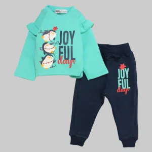 Joyful Days Long-Sleeved Fleeced Pajama