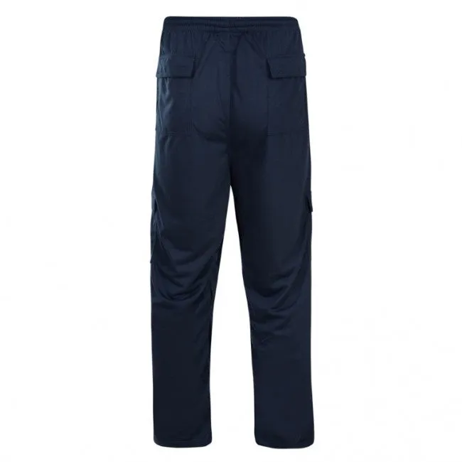 Kam Lightweight Cargo Navy Joggers Navy