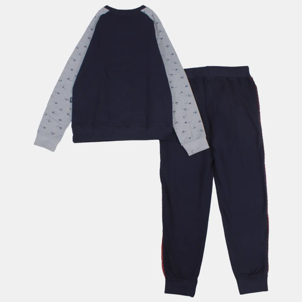 Kids Boys' Pajama – Navy "Sail and Sea"