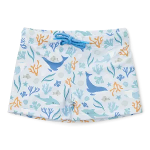 LD Swim Pants- Coral Sea