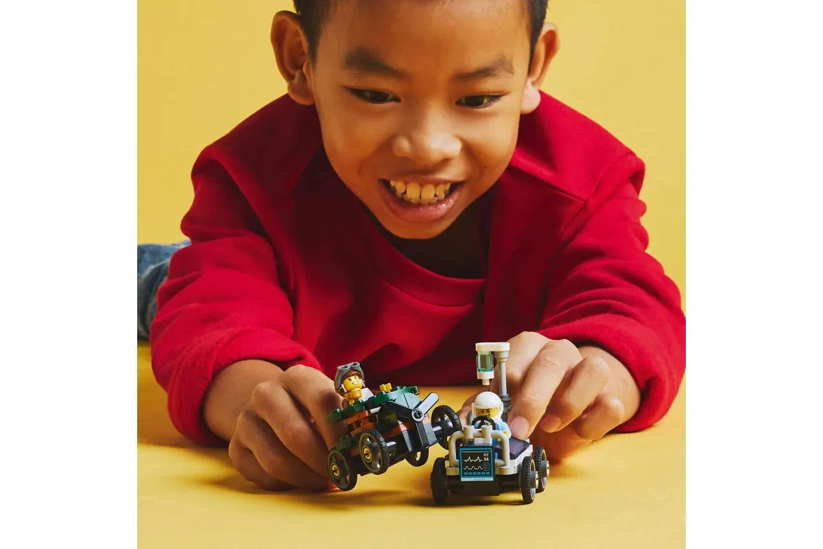 LEGO City Aeroplane vs. Hospital Bed Race Car Pack 60459