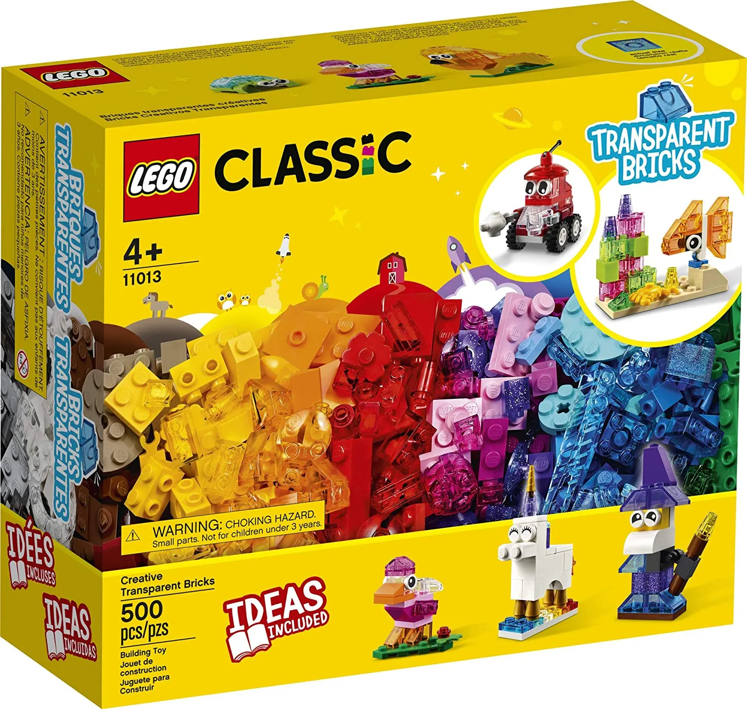 LEGO - Classic Creative Transparent Bricks (11013)