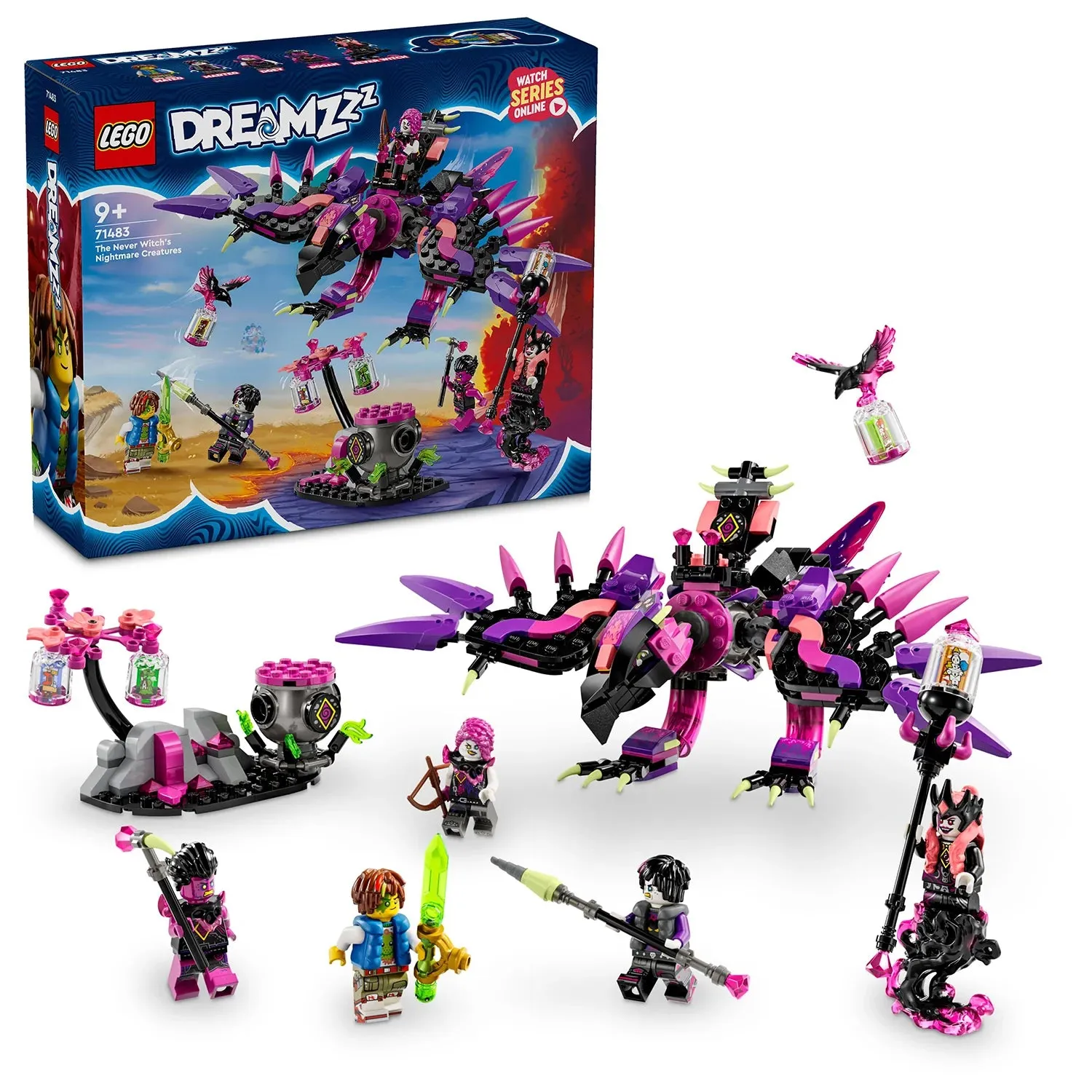 LEGO® DREAMZzz™ The Never Witch’s Nightmare Creatures #71483