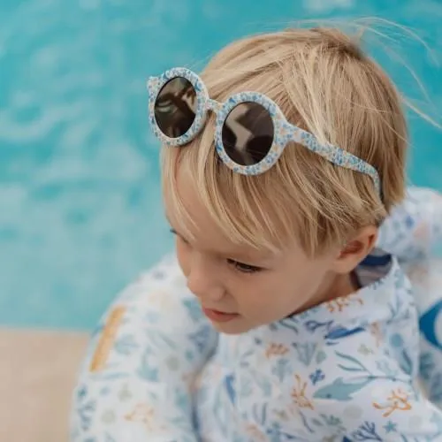 Little Dutch: Sunglasses Round - Ocean Dreams Blue