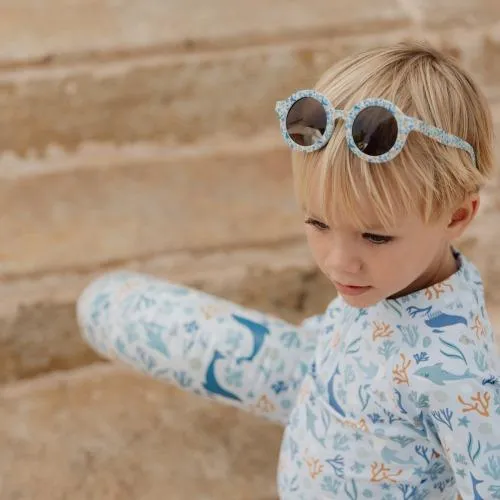 Little Dutch: Sunglasses Round - Ocean Dreams Blue