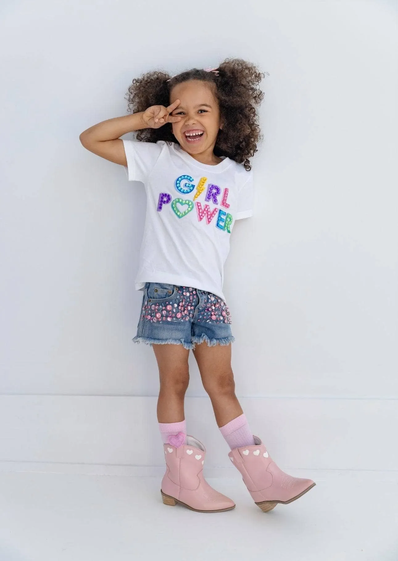 Lola   The Boys Crystal Girl Power T-shirt