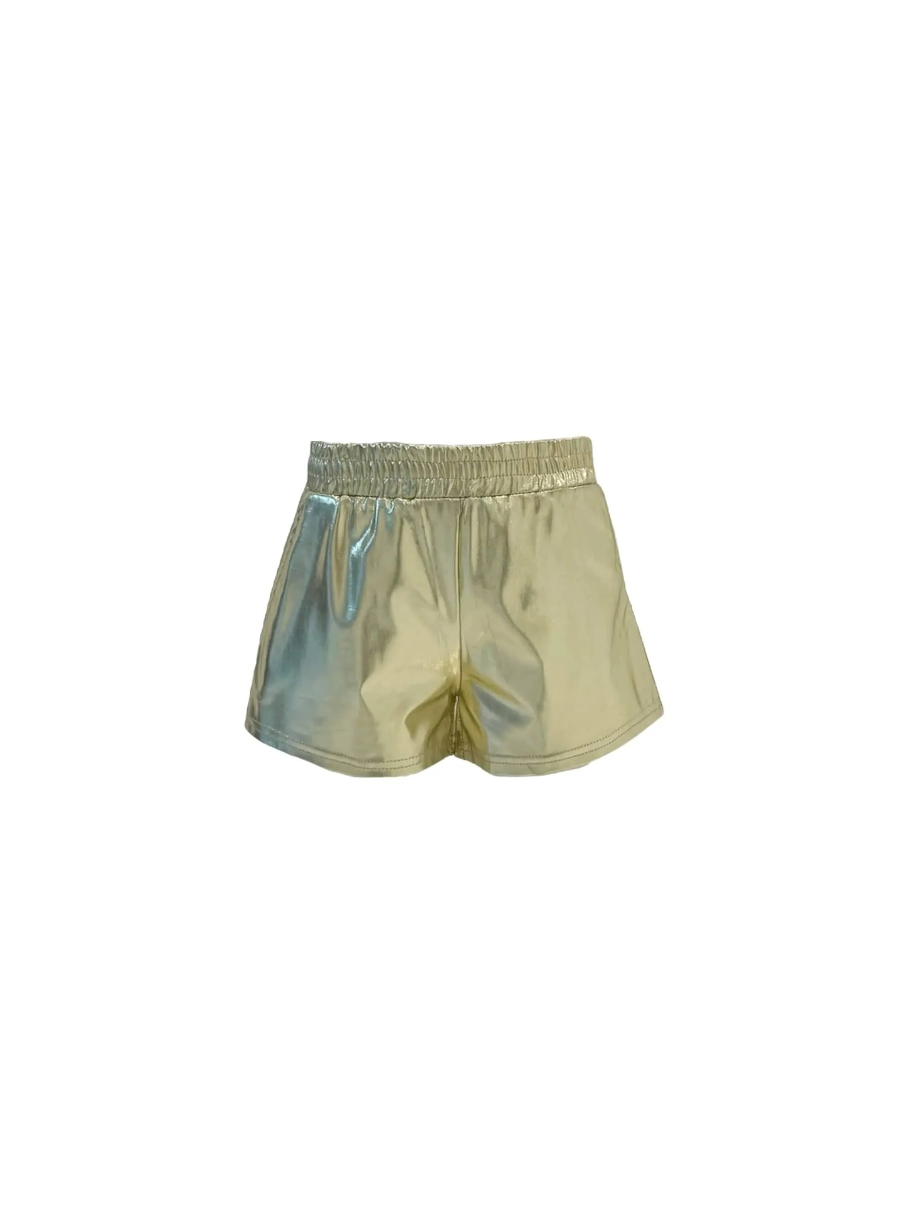 Lola   The Boys Metallic Gold Track Shorts