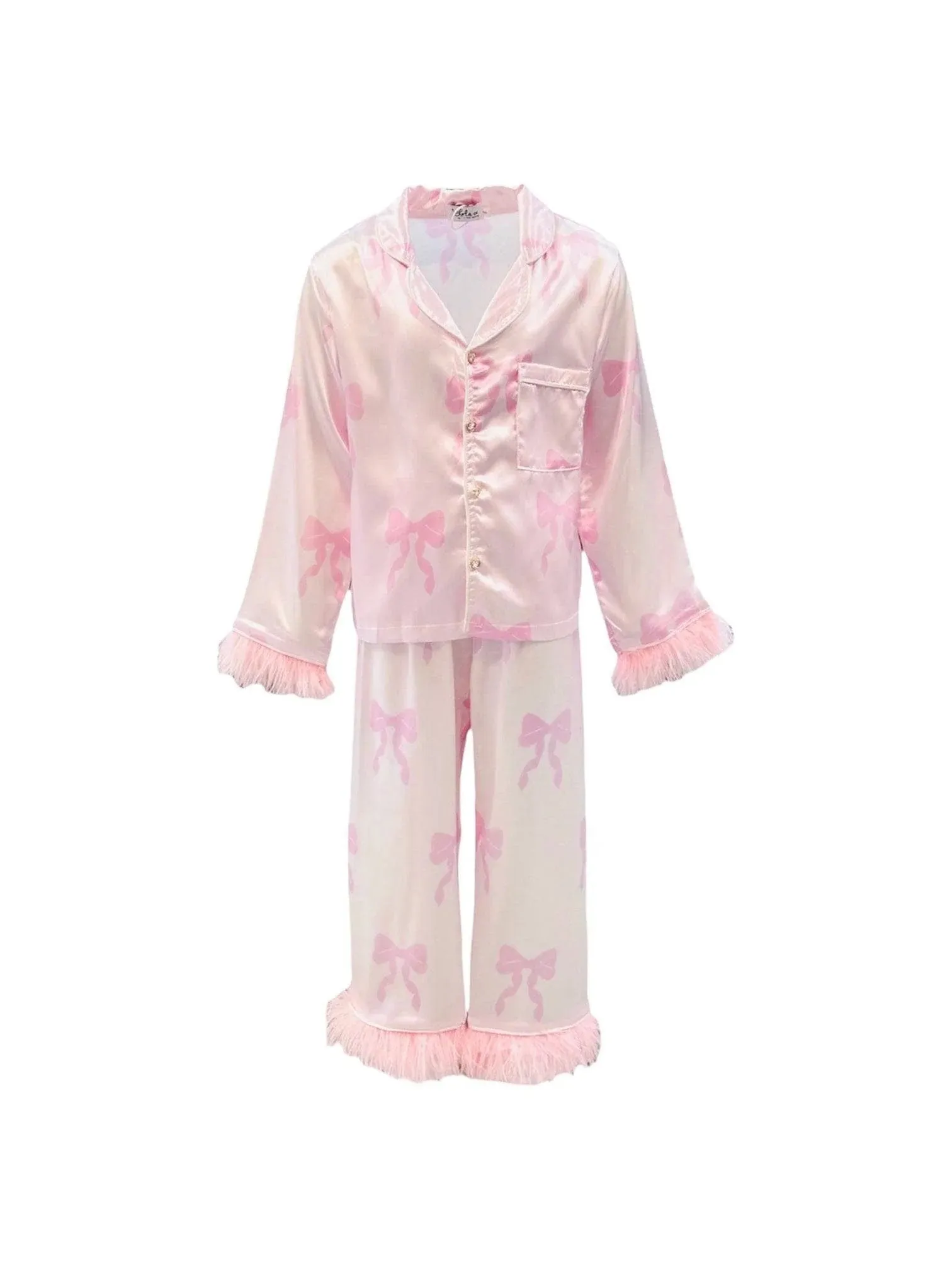 Lola   The Boys Pretty In Bows Silky Set