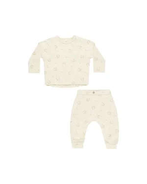 Long Sleeve Tee   Pant Set || Horseshoes