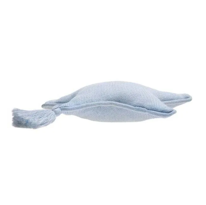 Lorena Canals Knitted Cushion Twinkle Star - Soft Blue