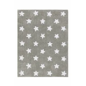 Lorena Canals Washable Rug Stars - Grey/White