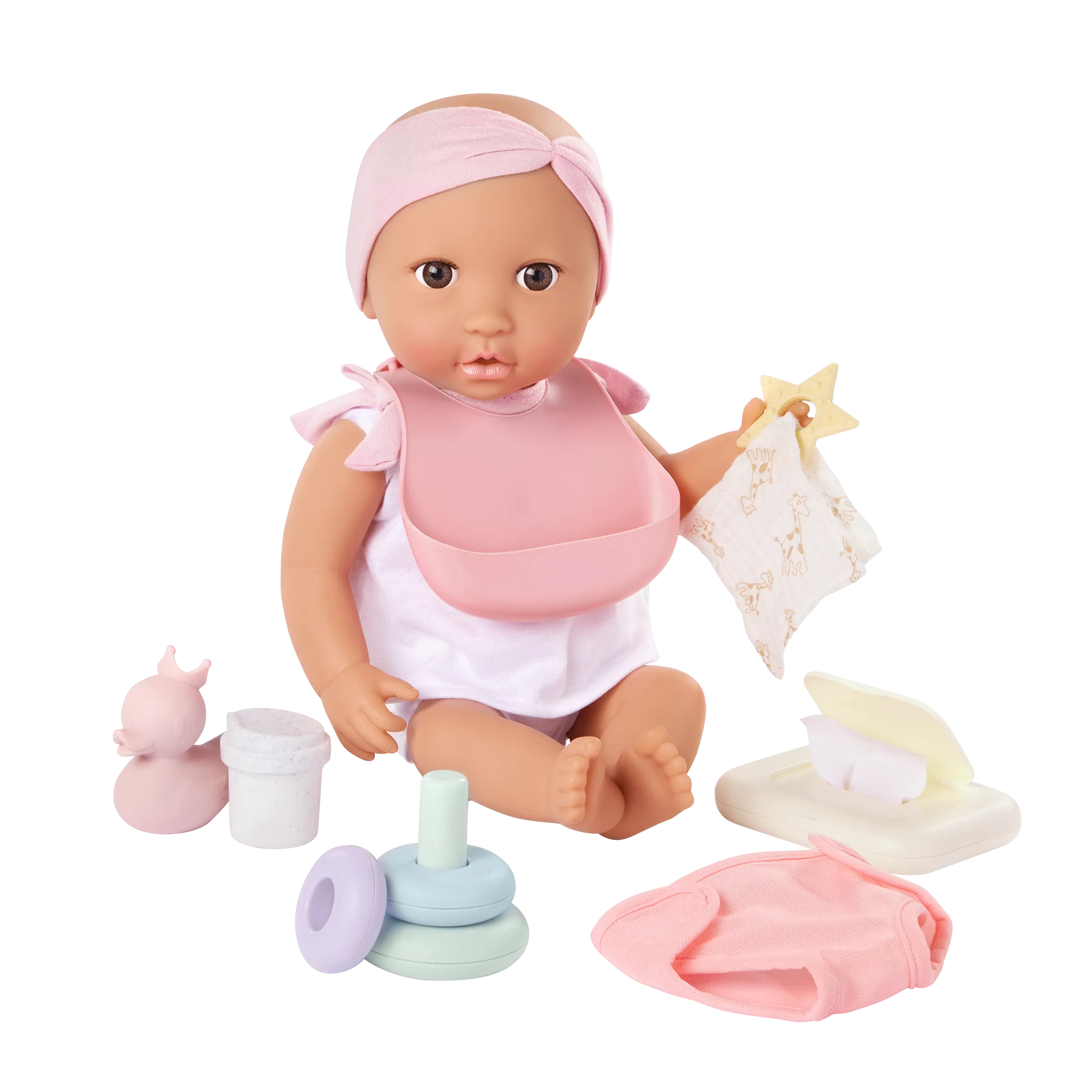 LullaBaby – Baby Doll & Jogging Stroller Set