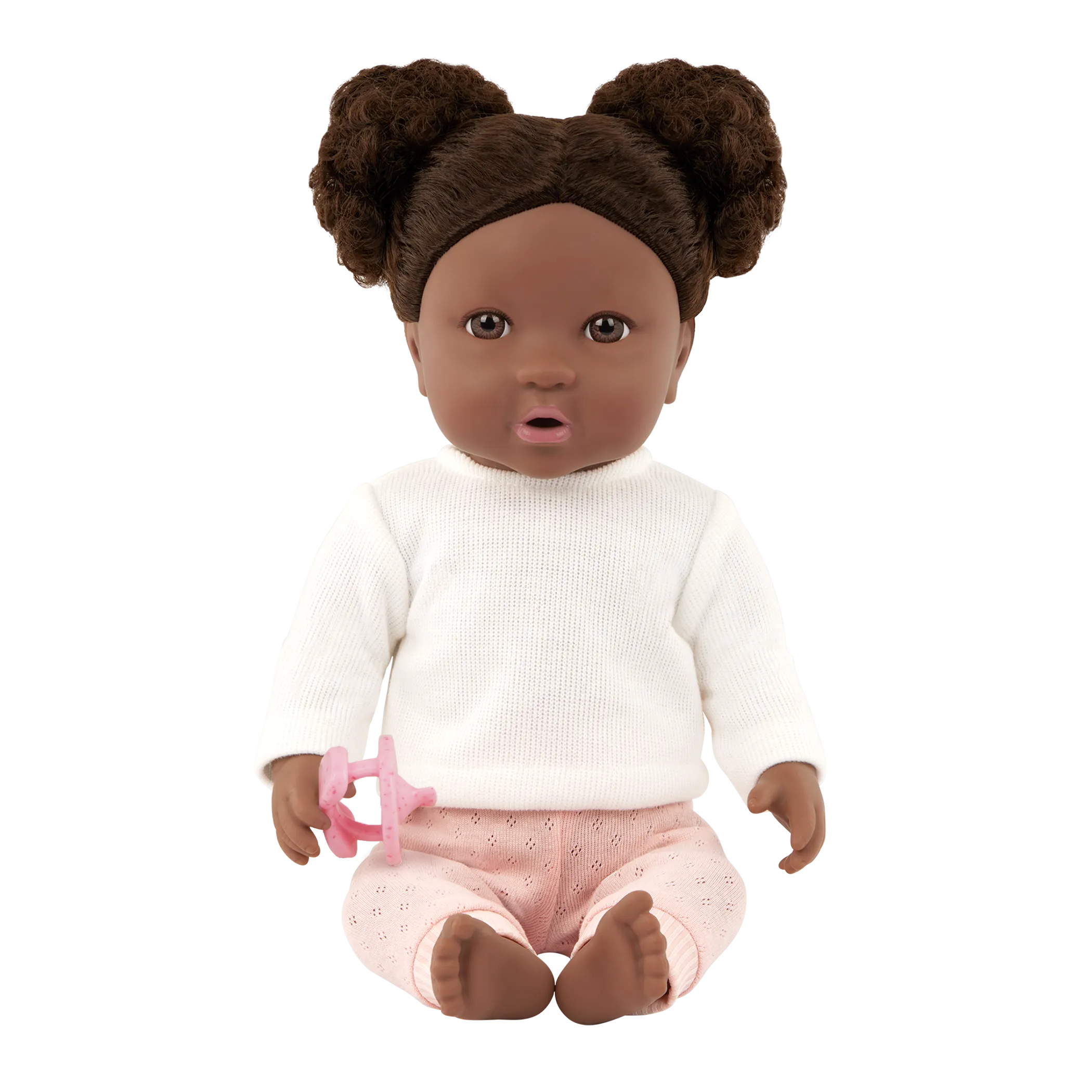 LullaBaby – Baby Doll with Curly Brown Hair