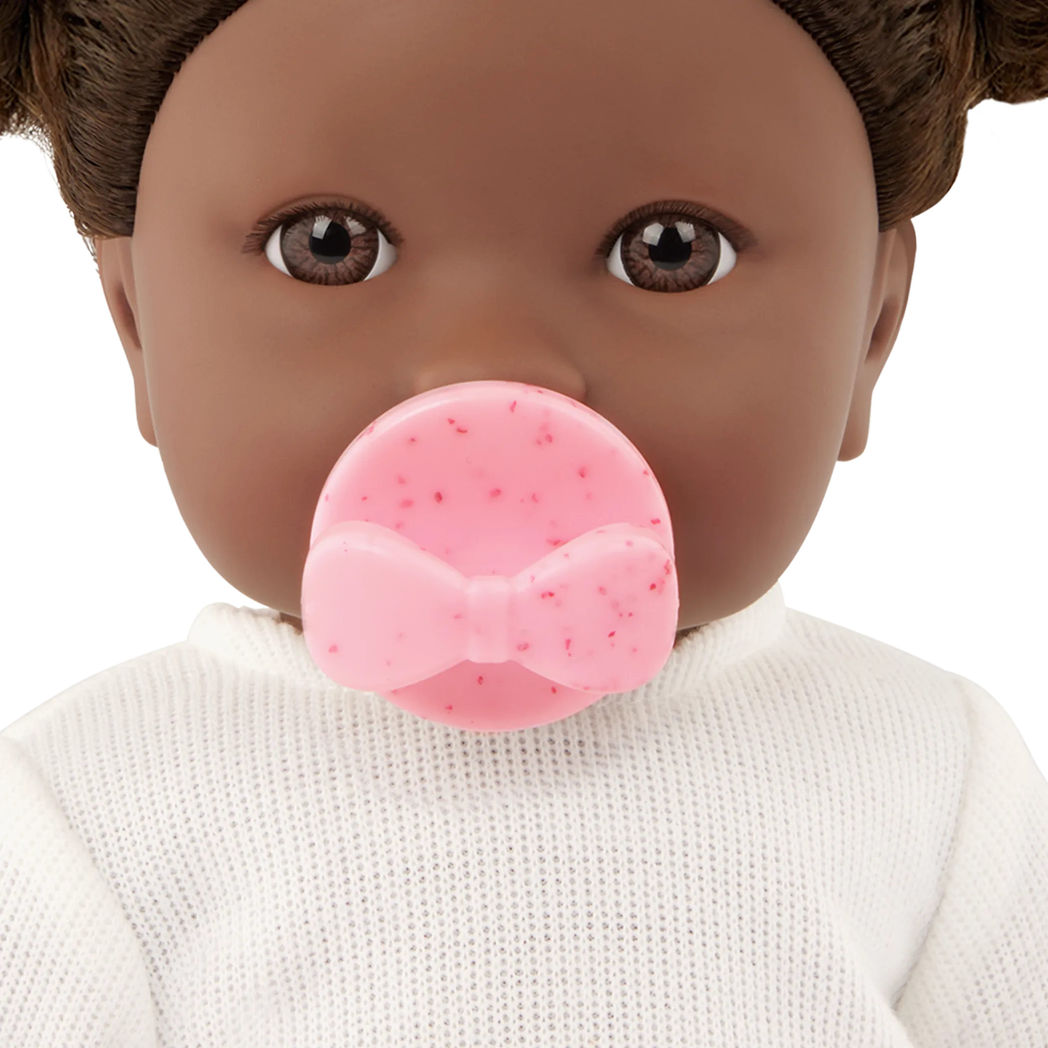 LullaBaby – Baby Doll with Curly Brown Hair