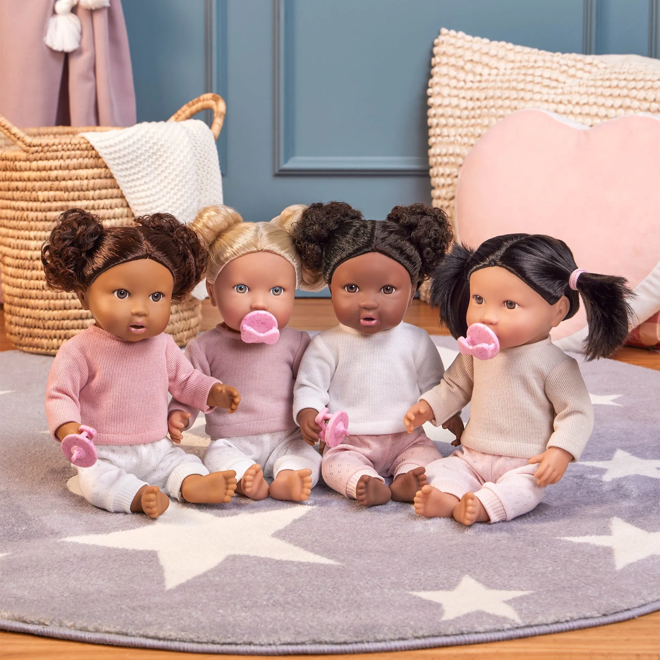LullaBaby – Baby Doll with Wavy Brown Hair
