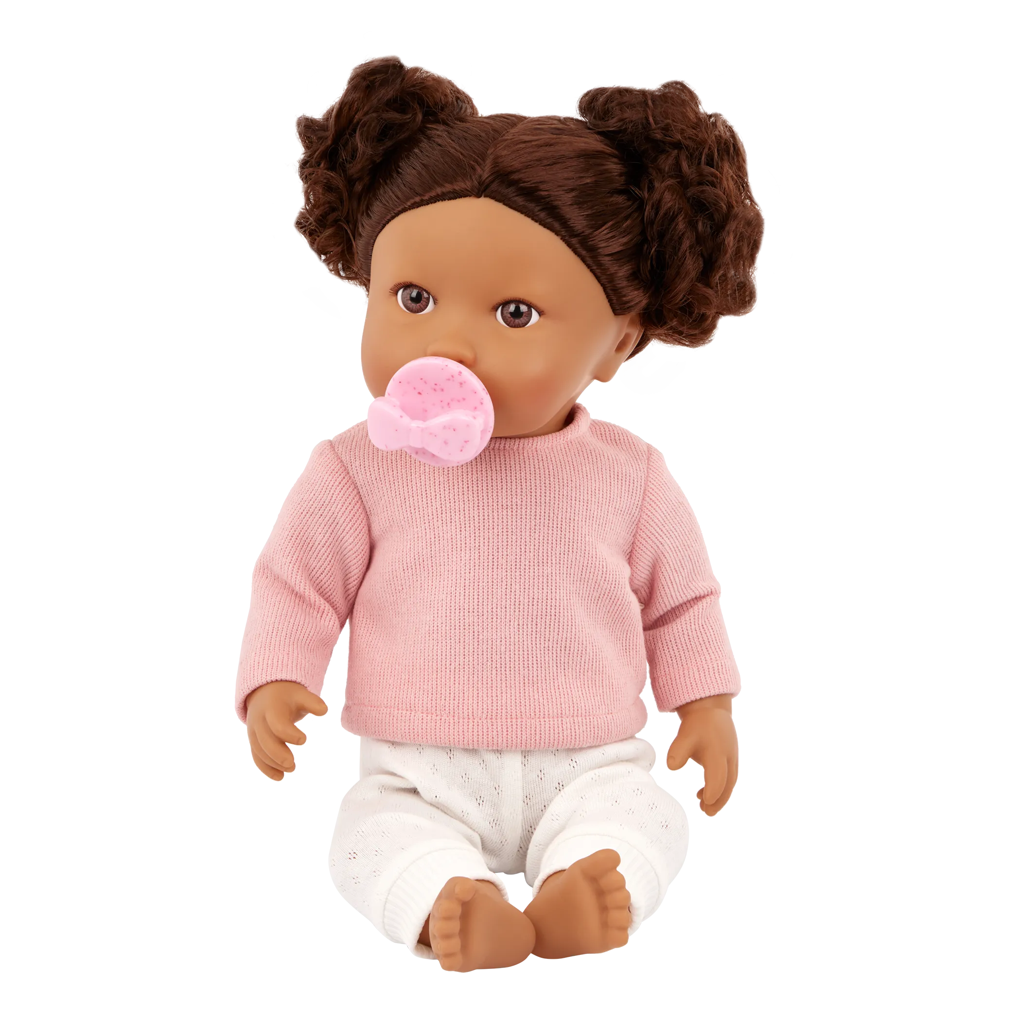 LullaBaby – Baby Doll with Wavy Brown Hair