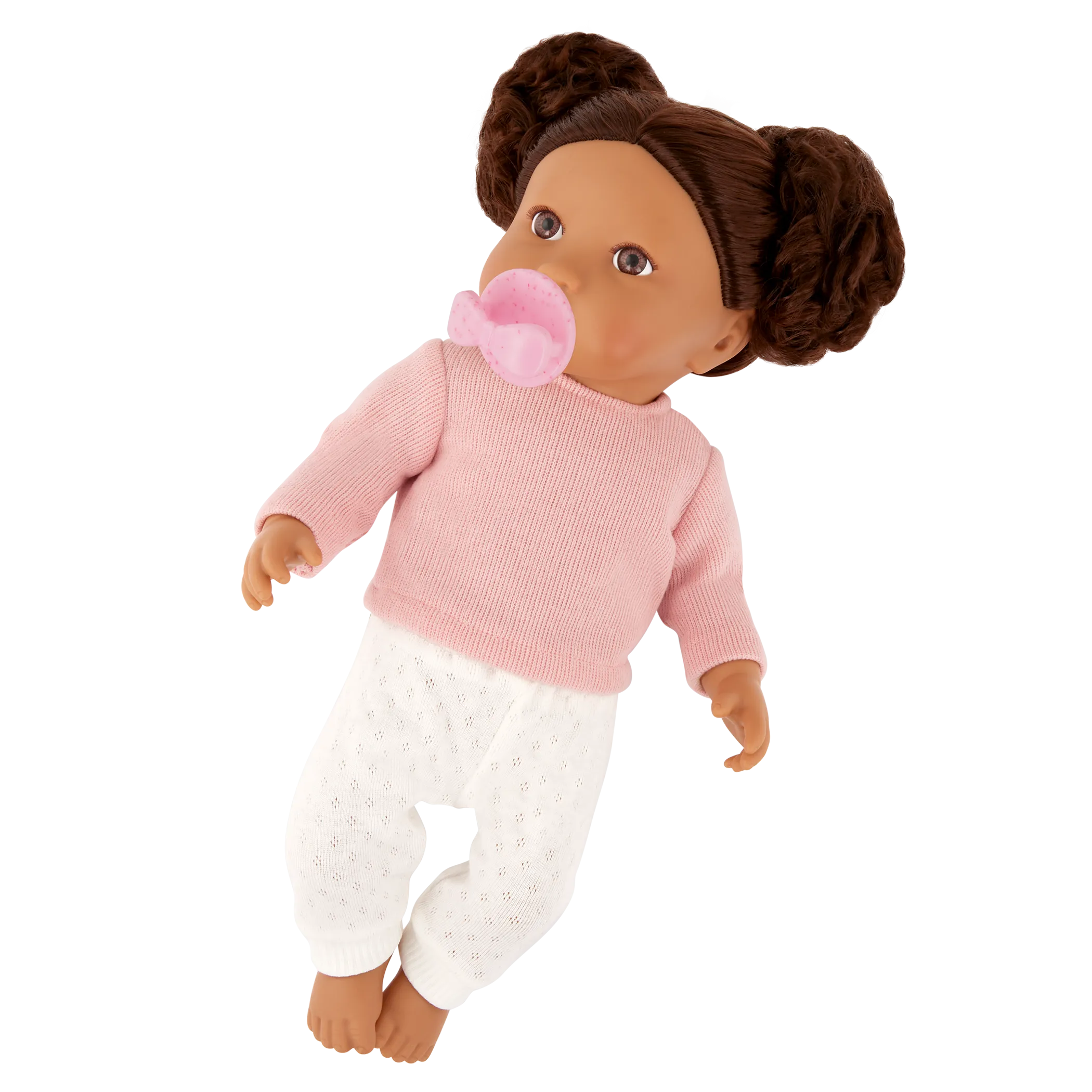 LullaBaby – Baby Doll with Wavy Brown Hair