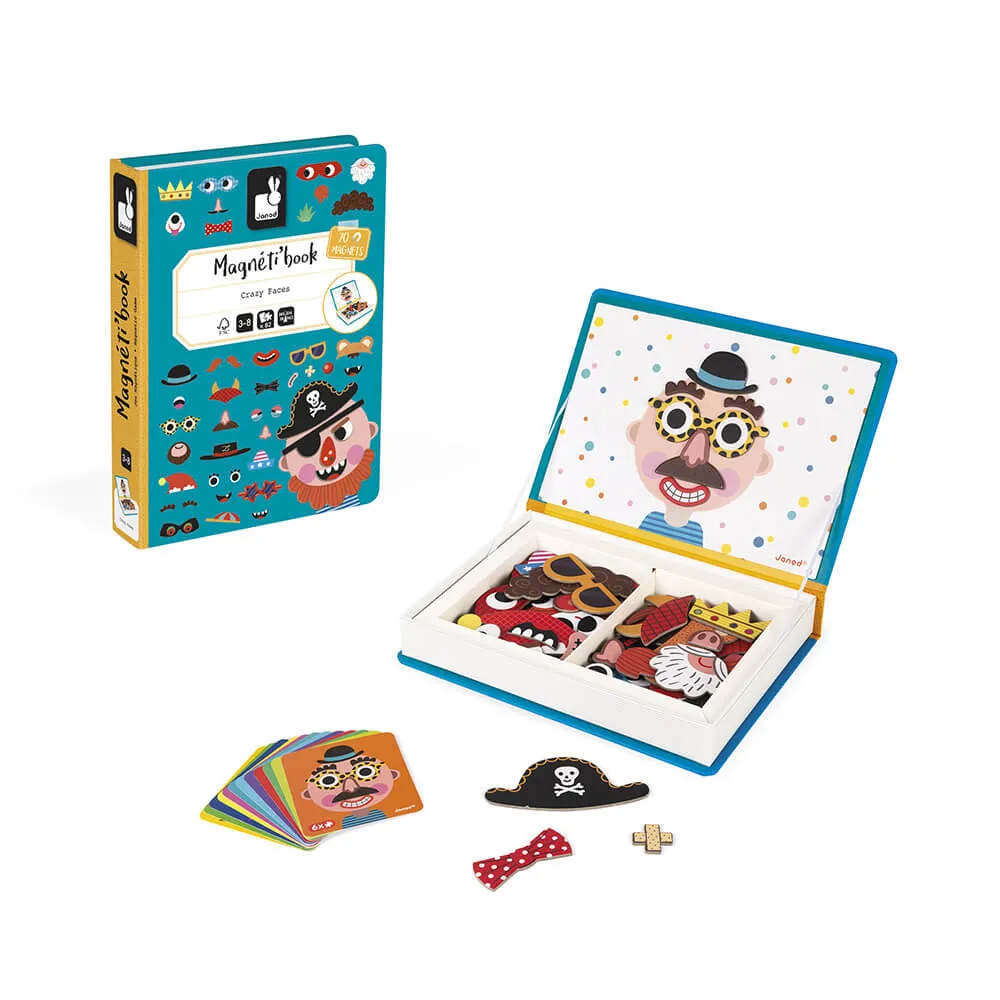 Magnetic Books - Boys Crazy Faces