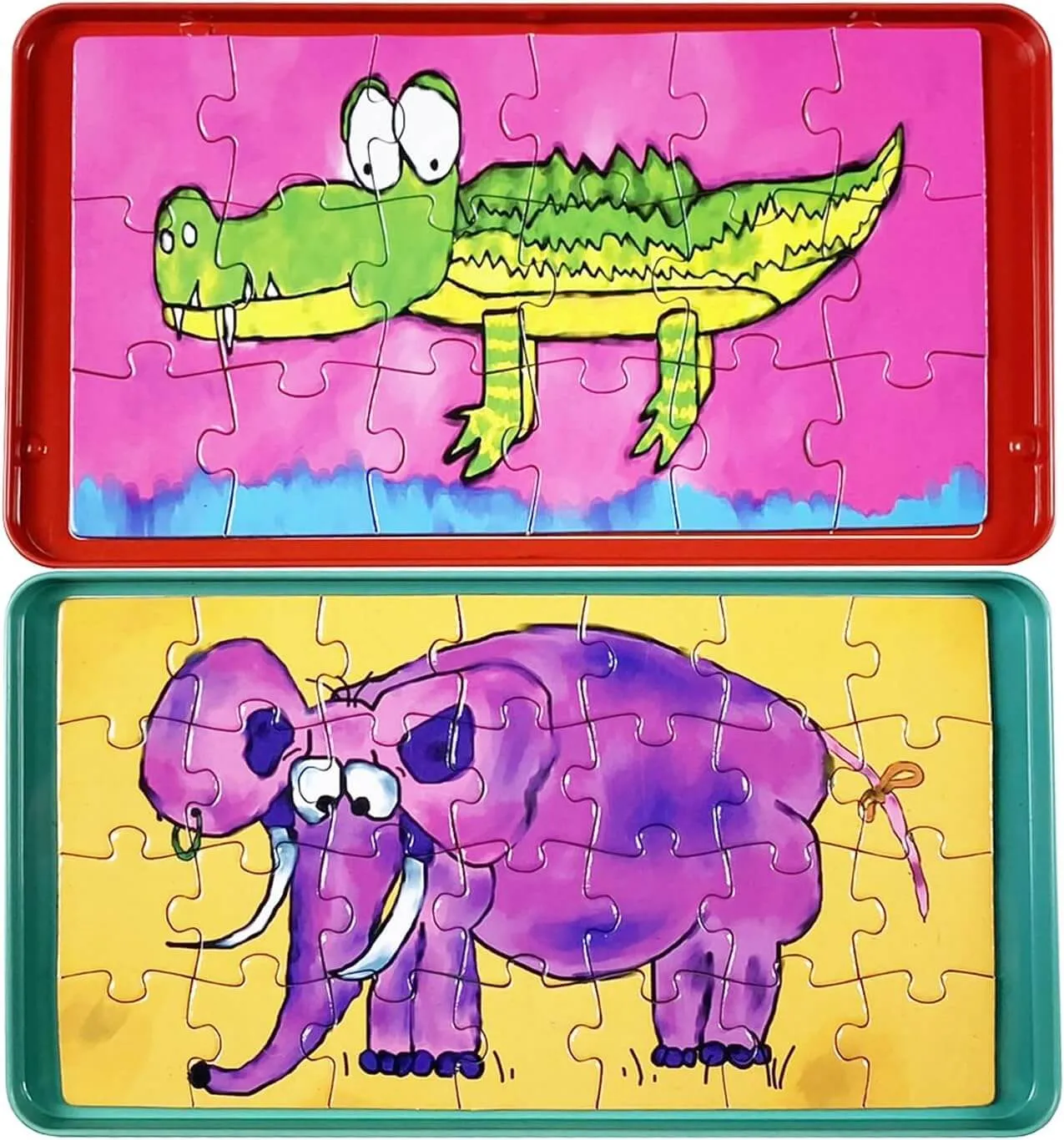 Magnetic Jigsaw Puzzles 18pcs/28pcs - Ideal For Travelling