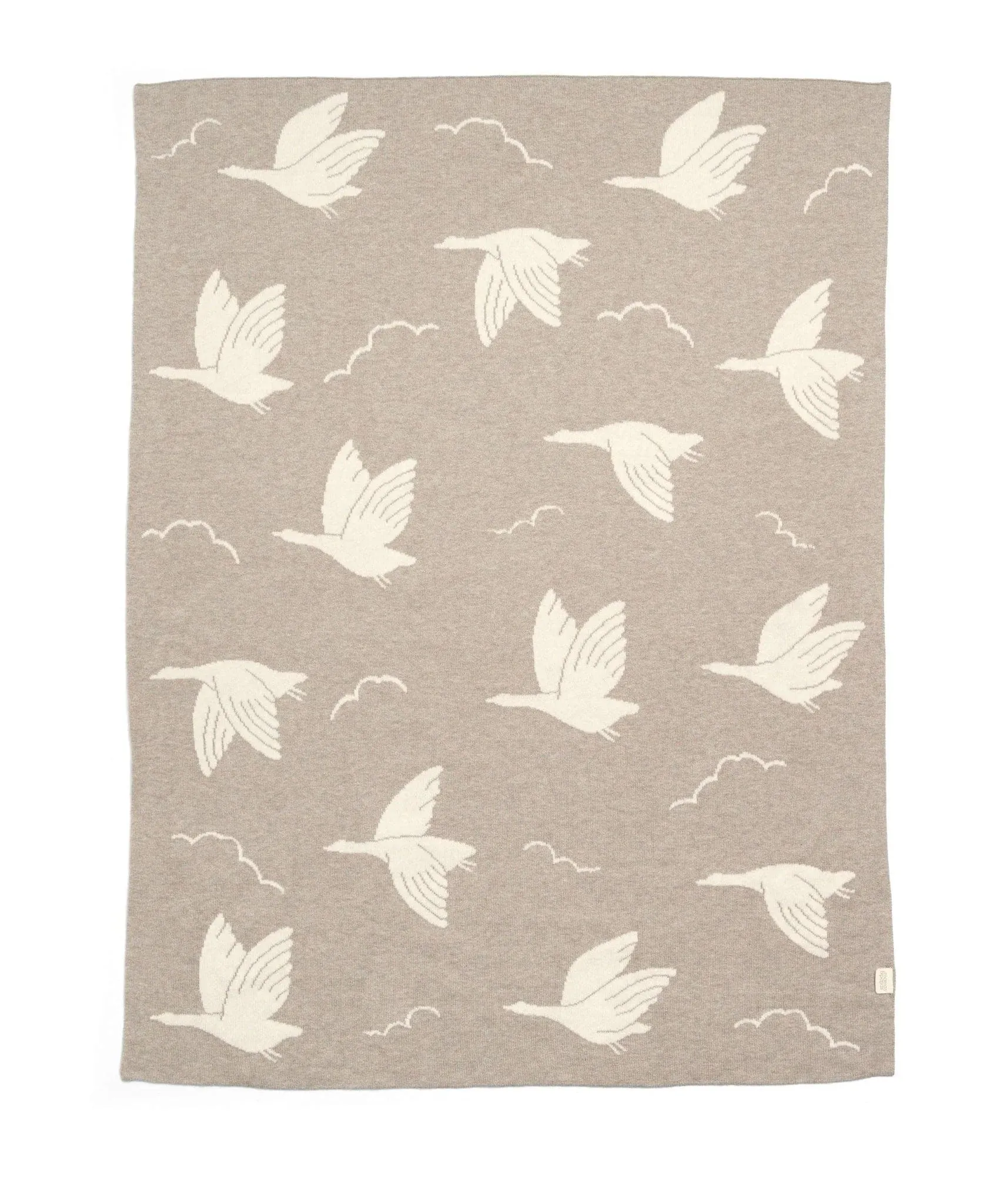 Mamas & Papas Knitted Blanket - Welcome to the World, Duckling Mocha