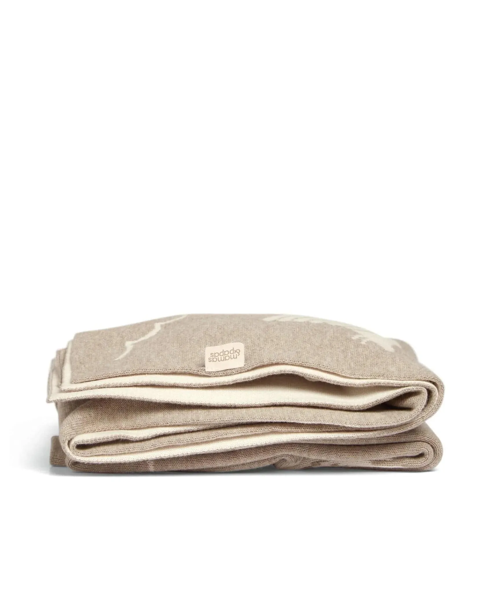 Mamas & Papas Knitted Blanket - Welcome to the World, Duckling Mocha
