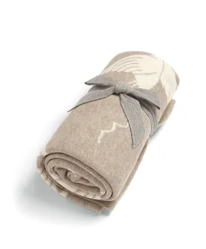 Mamas & Papas Knitted Blanket - Welcome to the World, Duckling Mocha