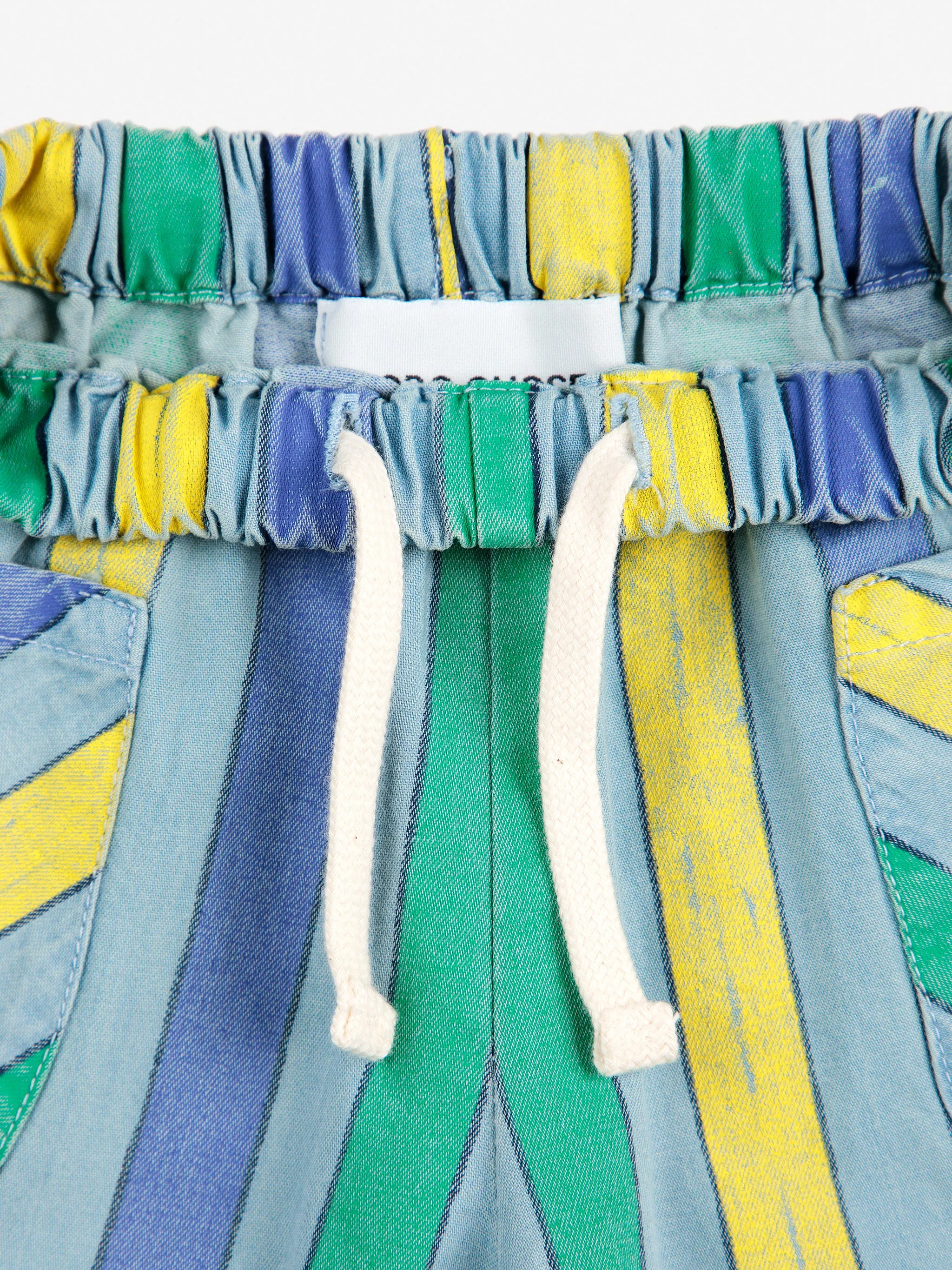 Multi Stripe Denim Pants