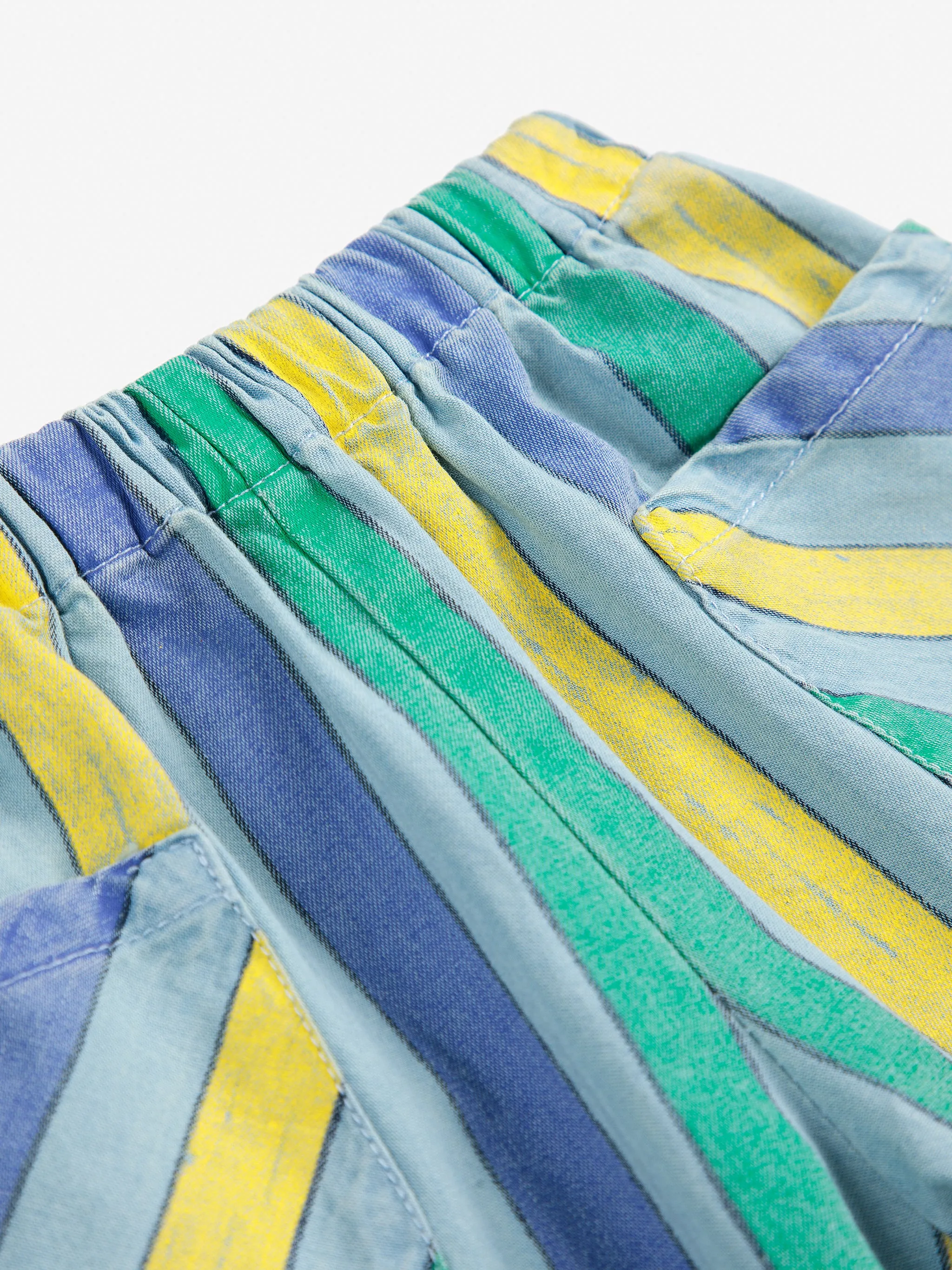 Multi Stripe Denim Pants
