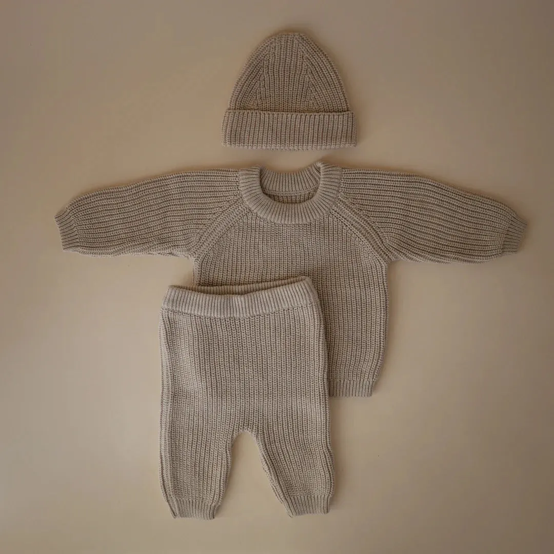 MUSHIE Chunky Knit Pants