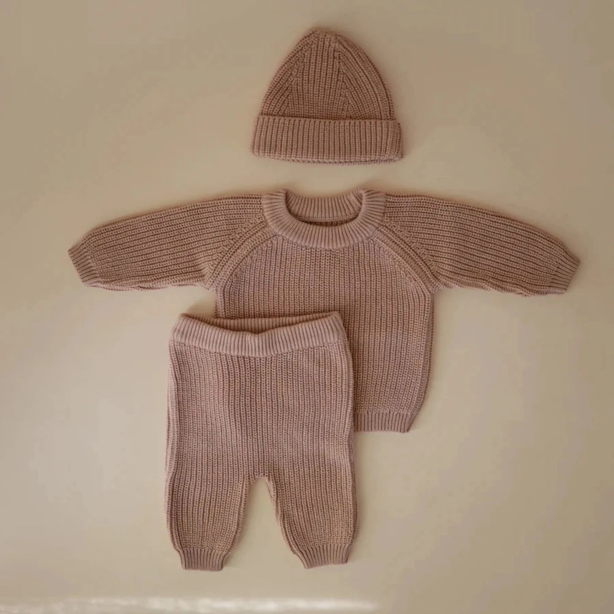 MUSHIE Chunky Knit Pants