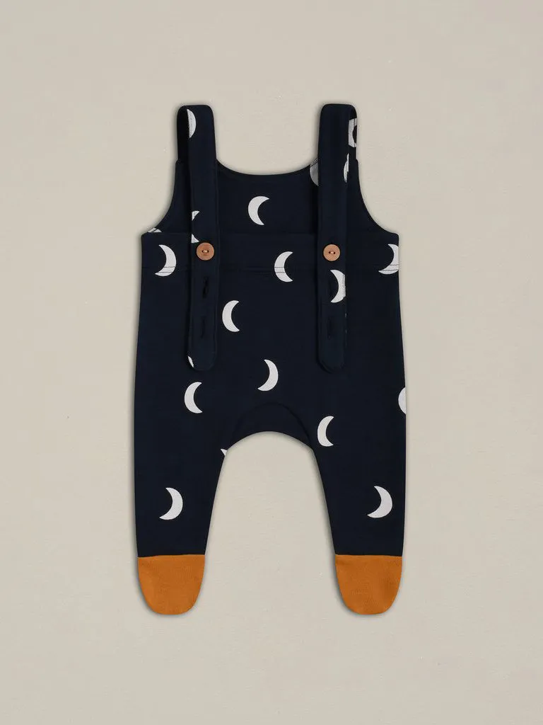Navy Midnight Footed Salopettes