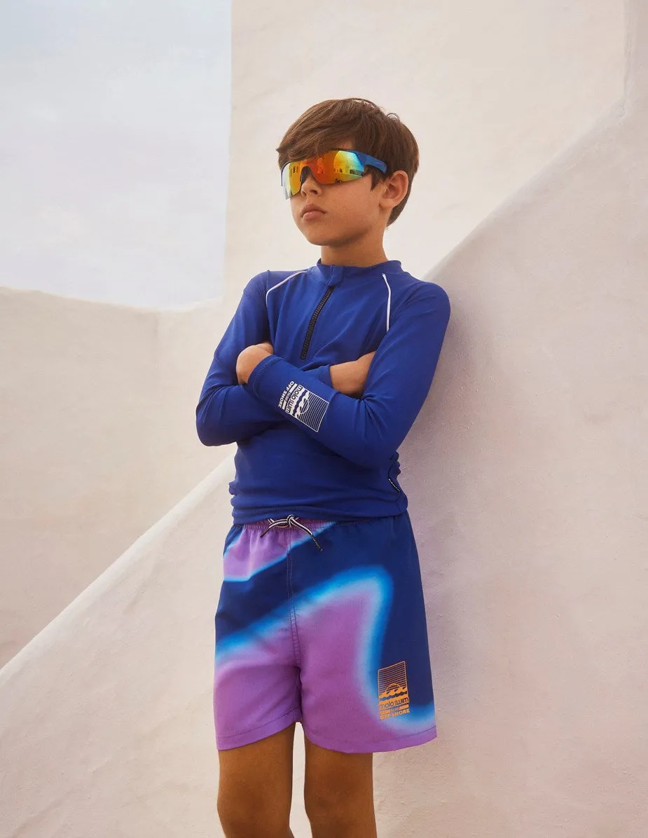 Niko Blue Wave Swim Trunks